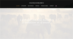 Desktop Screenshot of elevagedebeliard.com